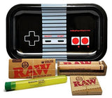 Bundle - 5 Items - RAW King Size Supreme, 110 Roller and Pre-rolled Tips with Rolling Paper Depot Rolling Tray (Controller) and Doobtube