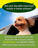 Dog Anxiety Relief with HEMP OIL-Calming Treats for Dogs for Separation Anxiety -Soft Chews for Storm Anxiety and Motion Sickness Relief with Omega 3 for Hip and Joint Pain -120 Count Calming Treats
