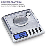 Smart Weigh High Precision Digital Milligram Jewelry Scale, 20 x 0.001g, Calibration Weights and Tweezers Included.