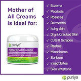 Puriya Cream For Eczema, Psoriasis, Dermatitis and Rashes. Powerful Plant Rich Formula Provides Instant and Lasting Relief For Severely Dry, Itchy, or Irritated Skin (4.5 oz)