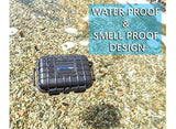 SMOKESAFE Mini Smell Proof 5" Odor Resistant Case Works as Mini Hookah Pipe Travel Storage Stash Container or Dry Box - Carry and Keep Your Lighter Dry , Herbs and More
