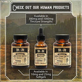 R+R Medicinals Hemp Oil for Dogs :: Hemp Oil for Pets :: Hemp Oil for Cats :: Hemp Oil for Stress Relief, Anxiety, Pain, Calming Relief (300mg, 10mg Serving x 30 Servings)