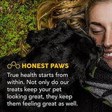 Honest Paws ALL NEW Relief Formula | Premium Hemp Dog Treats - Hip, Joint, and Pain Relief Supplement for Dogs - Made with 100% All Natural Pure Hemp Oil with Organic Turmeric - Peanut Butter Flavor
