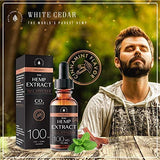 USDA Organic Hemp Oil Extract for Pain & Stress Relief (100MG), Cinnamint Flavor, Full Spectrum, Blended with Organic Hemp Seed Oil for Optimal Absorption, CO2 Cold Extracted, Kosher, Vegan, GF, 1oz.