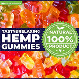 Keylor Nutrition Premium Hemp Gummies – 3000 MG – All Natural Ingredients - Relief for Stress, Inflammation, Pain, Sleep, Anxiety, Depression – Vitamins & Omega 3,6,9 – Made in The USA - 120 pcs