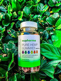 Pure Hemp Gummies - 15mg per Gummy - Organic Full Spectrum Hemp Extract- Hemp Oil Gummy Bears Promote Relief from Stress, Anxiety, Pain, Nausea- Sleep Better by Nupharma (450 mg (30 Count))