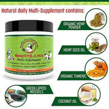 HempDogLicious Dog Joint Supplement Chews - Bacon Flavor Dog Joint Supplement Organic for Hip, Joint, Arthritis Pain, Skin, Coat and More, 90 Chews