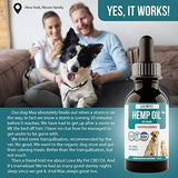 Hemp Oil for Dogs and Cats - 500 mg - Anxiety Relief for Dogs Cats - Hemp Dog - Pet Hemp Oil - 100% Organic Hemp Dog Treats Grown and Extracted in USA for all Pets