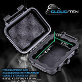 SMOKESAFE Mini Smell Proof 5" Odor Resistant Case Works as Mini Hookah Pipe Travel Storage Stash Container or Dry Box - Carry and Keep Your Lighter Dry , Herbs and More